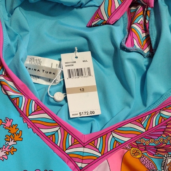 Trina Turk Multicolor One Piece Swimsuit - Picture 6 of 6